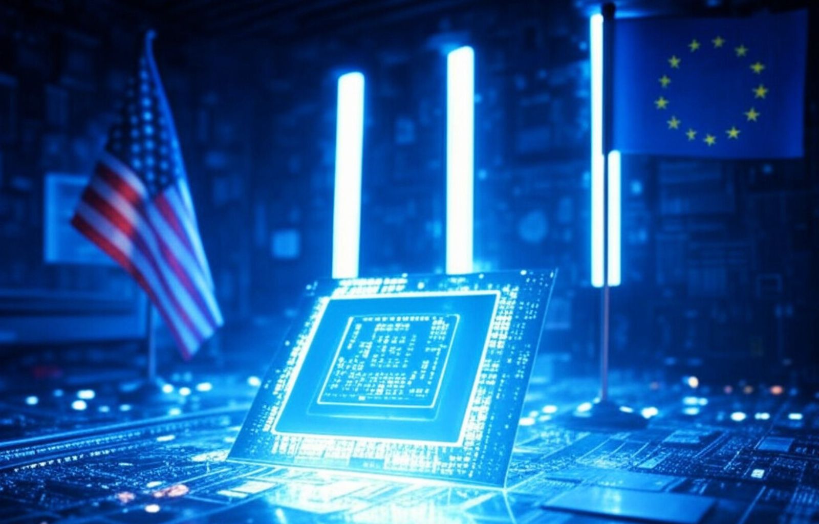 Chip AI: le nuove restrizioni USA dividono l'Europa